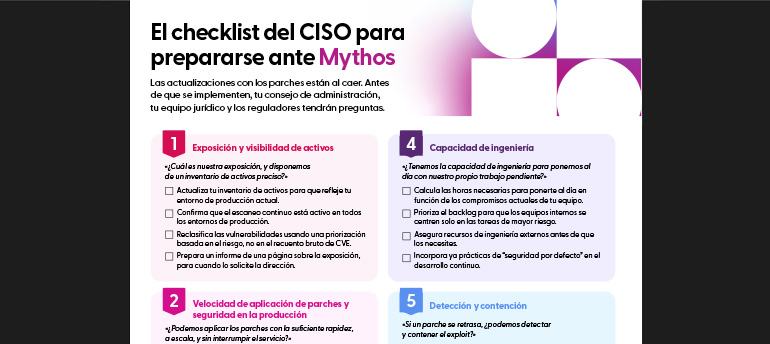 Artículo: Checklist de preparación para Mythos para los CISO Imagen