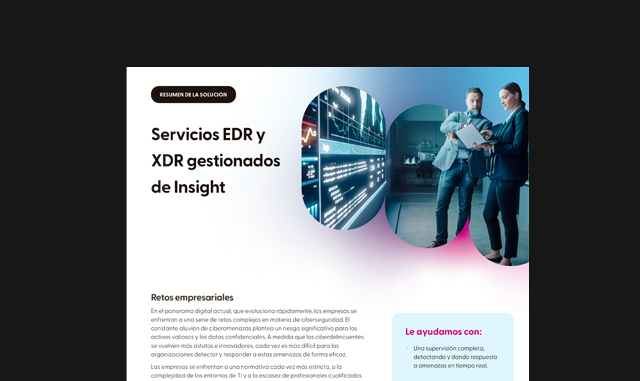 Guía de servicios gestionados de Insight