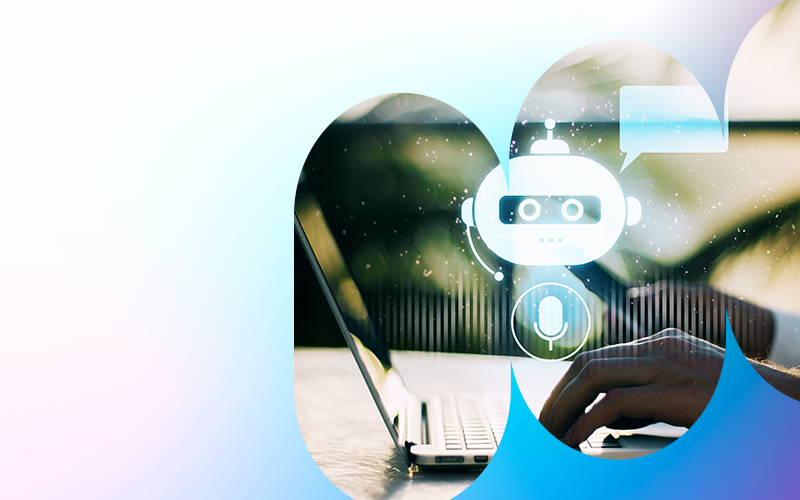 guy managing data on a computer