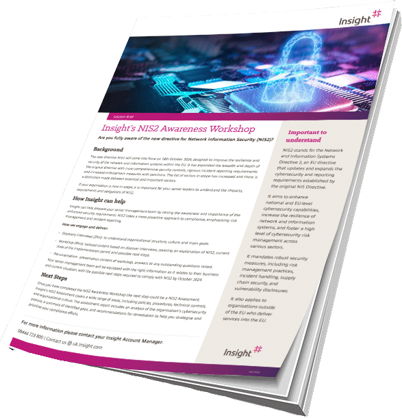 Portada del taller de sensibilización sobre NIS2