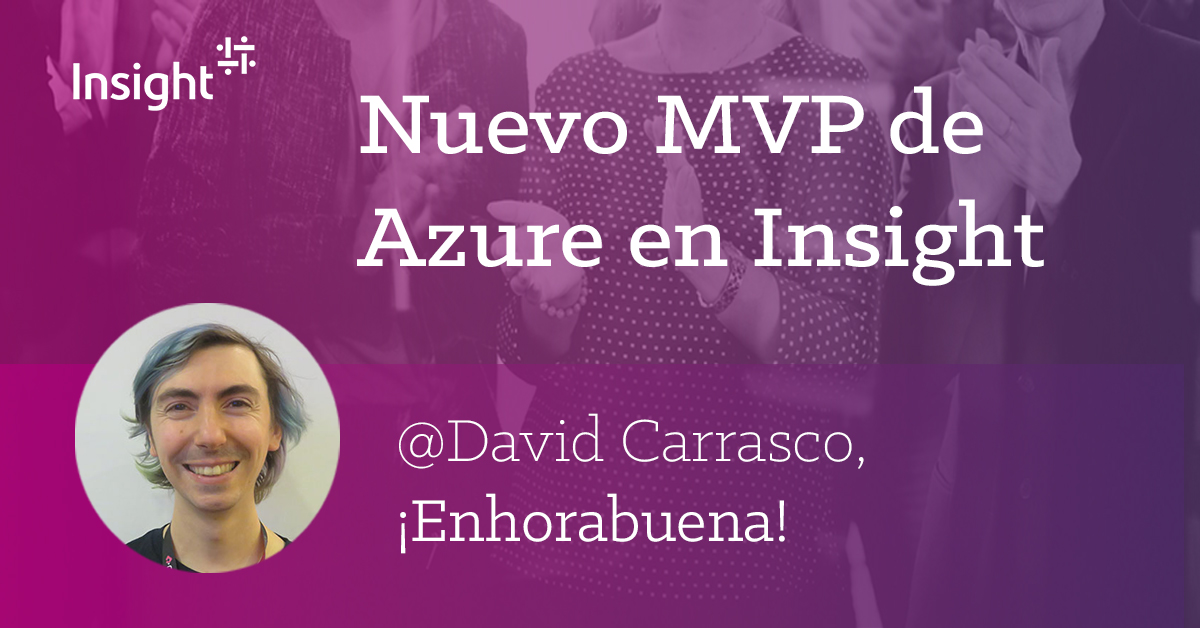 David Carrasco, nuevo MVP de Azure en Insight