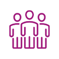 Icono de enfoque centrado en el cliente